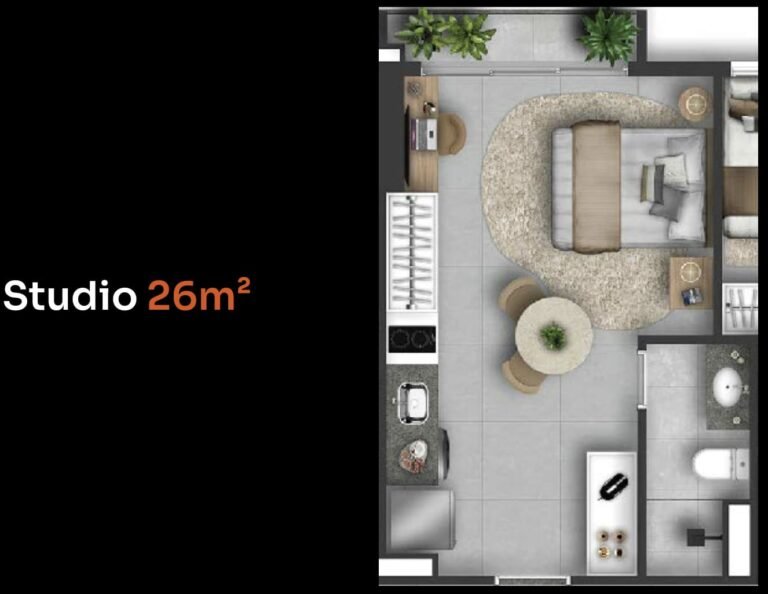 Studio 26m2