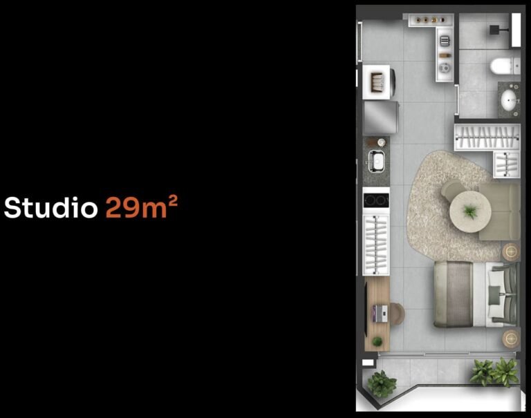 Studio 29m2